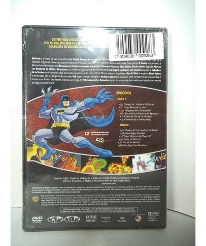 Imagen 2 de 2 de Batman El Valiente Segunda Temporada Parte 1 Dvd