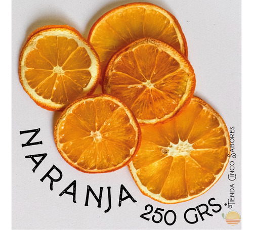 Naranja Deshidratado - 250 Grs
