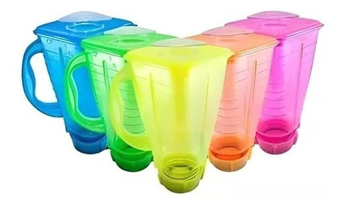 Vaso Licuachela Colores Neón 1250ml Para Todas Tus Fiestas