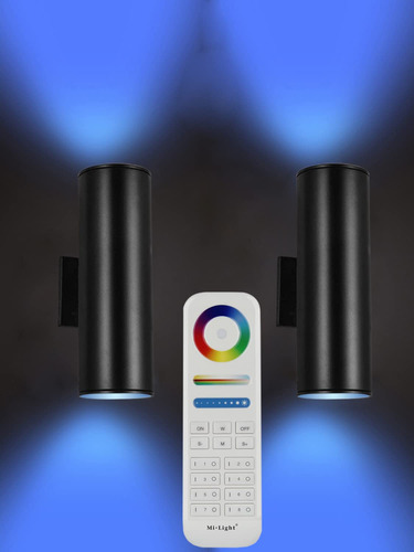 Iyogaled Luces De Pared Para Exteriores Control Remoto Rgb
