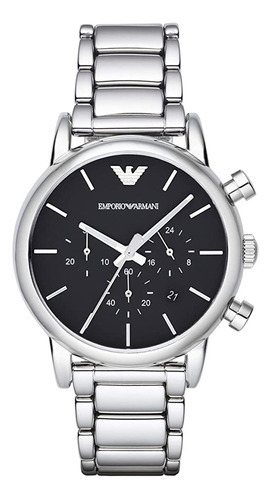 Reloj Emporio Armani Ar1853 Plata Negro