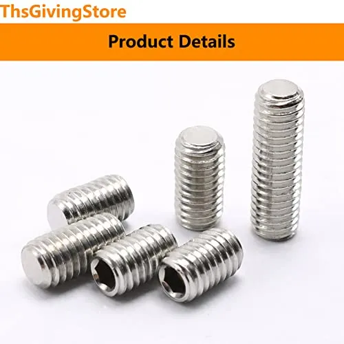 Tornillos De Cabeza Hexagonal M6 X 10mm, Acero Inoxidable 30