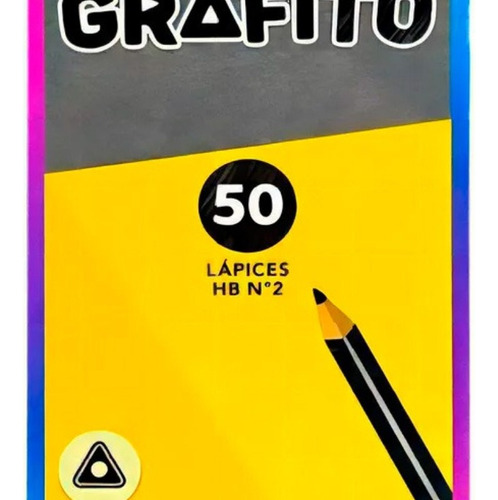 Lápices De Grafito Lápiz Negro Hb Nº2 50 Unidades