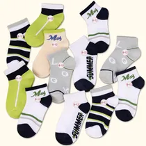 Comprar 12par Calcetines Niño Rayas De Colores Tines Mayoreo