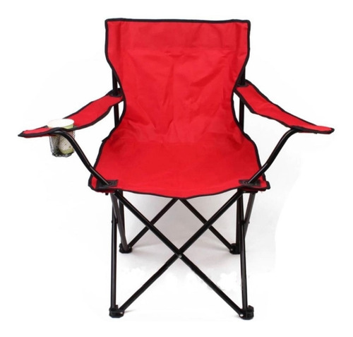 Silla Plegable De Playa Camping Pesca Picnic Con Porta Vaso