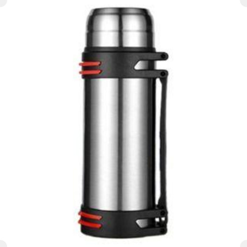 Garrafa Térmica Inox 2000ml 2l Com Alça Espacial E Camping