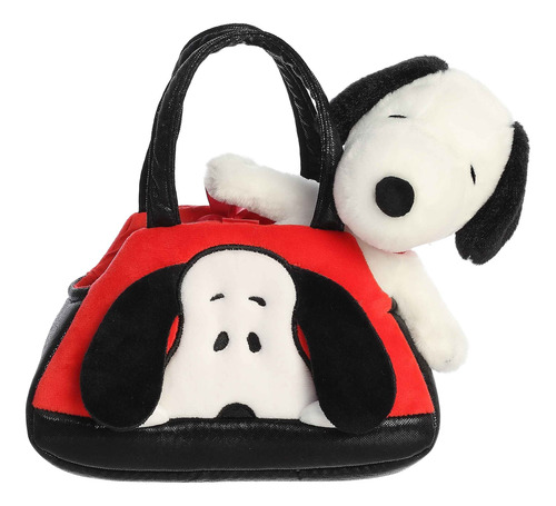 Aurora® Peanuts® Fancy Pals Peek-a-boo Snoopy & Belle Bolso Rojo