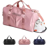 Comprar Maleta Deportiva Bolsa Gym De QUANNA Viaje Mochila Fitness Bag Con Bolsillo Húmedo Y Compartimento Para Zapatos, Maleta Gym Gran capacidad Plegable Maleta