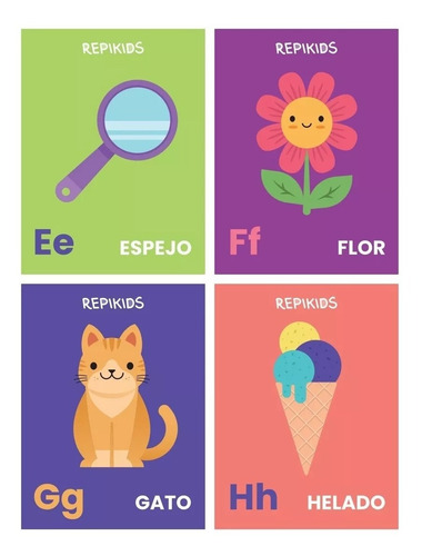 Imagen 2 de 7 de Cartas Del Abecedario Para Imprimir Pdf - Aprender A Leer