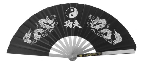 Ventilador De Mano De Acero Inoxidable Para Taichí Y Kung-fu