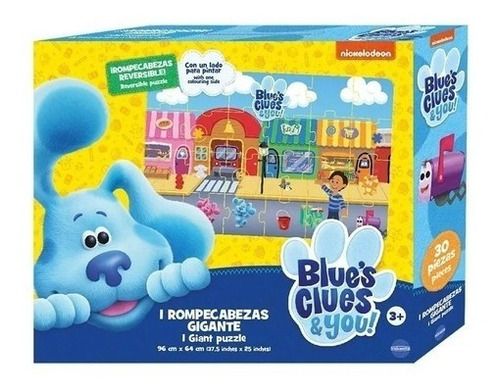 Puzzle Mega Gigante De Piso 20 Piezas Las Pistas De Blue