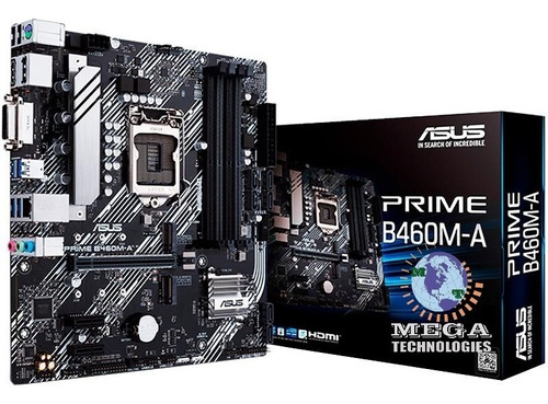 Mainboard Asus Prime B460ma Lga1200 Usb 3.2 M.2 Nueva