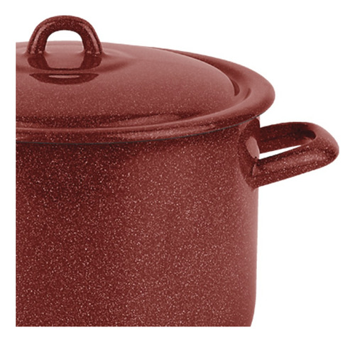 Fantuzzi Fundo Olla 20 Cm Acero Vitrificado Rojo