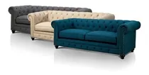 Comprar Sillon Chester Chesterfield 2 Cuerpos Pana Antimanchas 