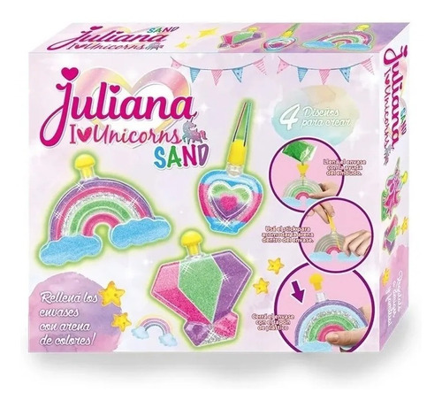 Juliana Arena Magica I Love Unicornio Unicorns Sand Original