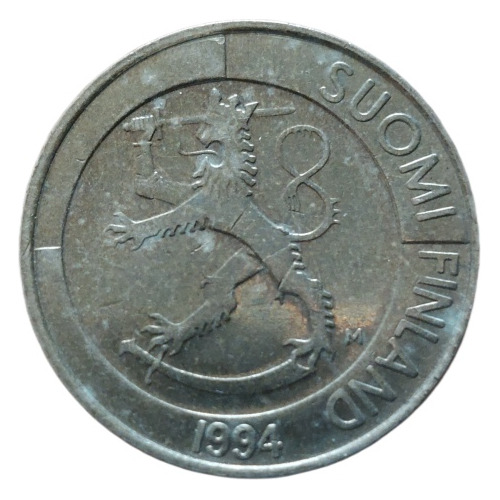 Moneda Finlandia 1 Markka 1998