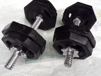 Comprar Mancuernas Importada Cromadas+20 Discos En Discos Todo Nuevo