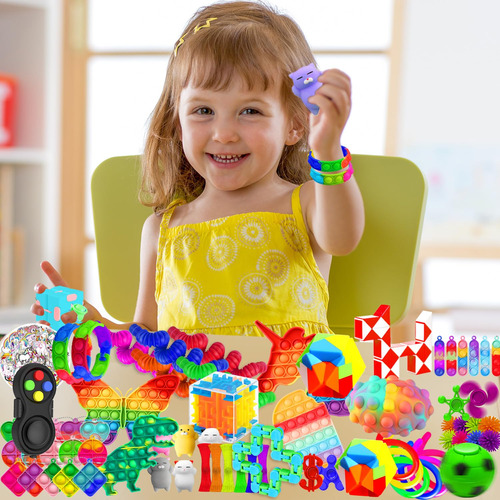 Juego Mozaci De Fidget Toys, Paquete De 120 Unidades, Para N