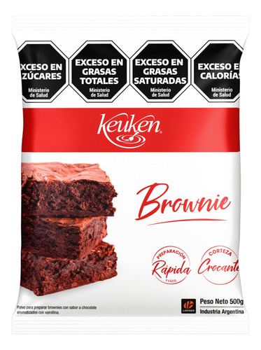 Polvo Para Brownie Premezcla Dulce Chocolate Keuken 500g 