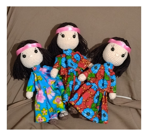 Muñeca Tarahumara Tejida Crochet