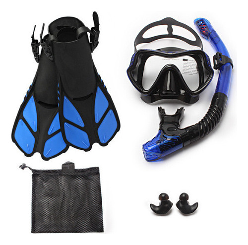 Kits De Buceo Aletas Para Snorkeling Goggles Esnórquel