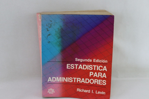 L5624 Richard Levin -- Estadistica Para Administradores