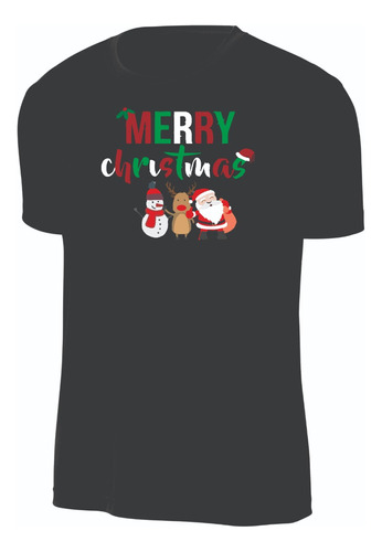 Camisetas Navidad Santa Reno Muñeco De Nieve Adulto Y Niño