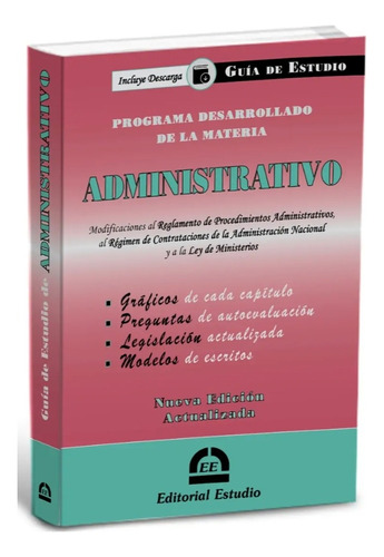 Guía De Estudio Derecho Administrativo Ultima Edicion