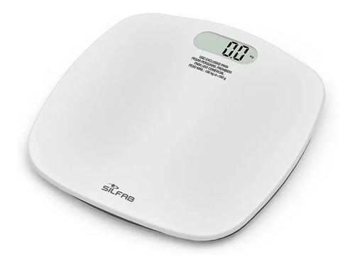 Balanza Silfab Digital Curve blanca, hasta 180 kg