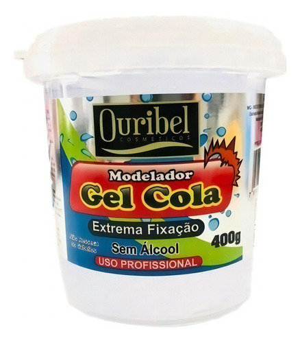 Gel Cola Ouribel Extrema Fixação 1kg Sem Álcool