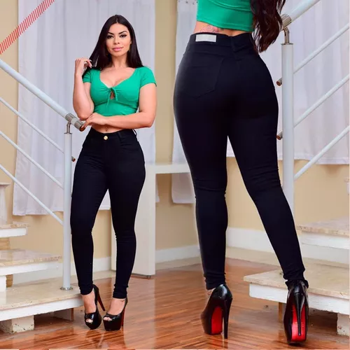 Calça Jeans Feminina Com Lycra A Pronta Entrega