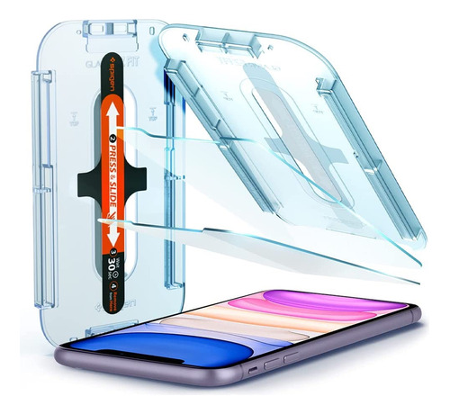 Pelicula De Vidro  Spigen  Ez Fit Para iPhone 11 / Xr