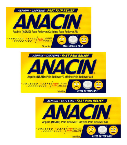 Anacin Pastillas De Aspirina - 7350718:mL a $211990