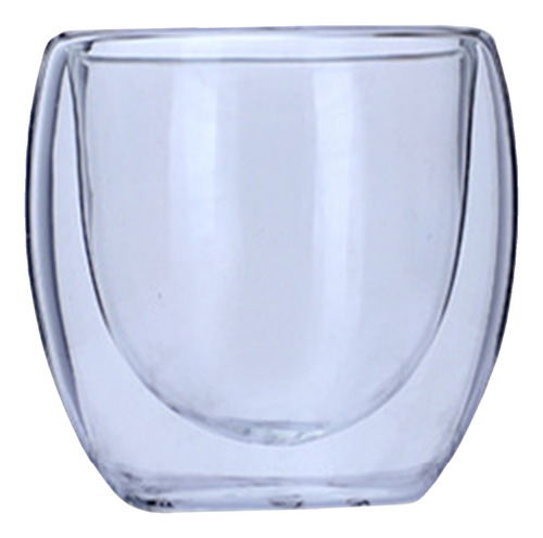 Tazas De Vidrio De Doble Pared De 80 Ml, Tazas De Vidrio De
