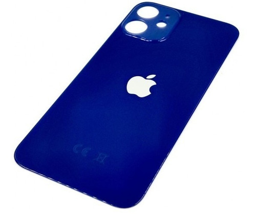 Tapa Cristal Trasero Apple iPhone 12 Mini Color Azul Nuevo