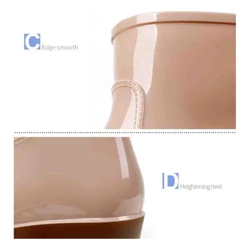 Bota De Lluvia De Goma Galocha, Ideal Para La Limpieza Del J