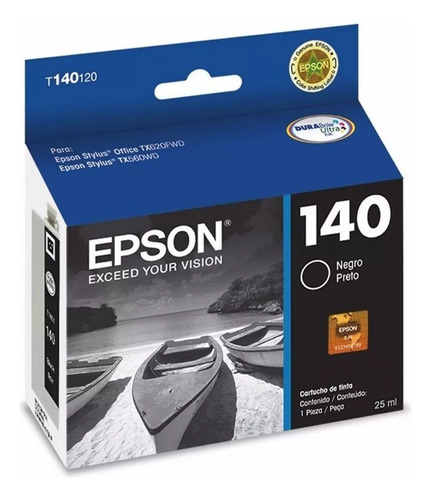 Cartucho Epson T140120al 140 Negro T42 Tx560 Tx620