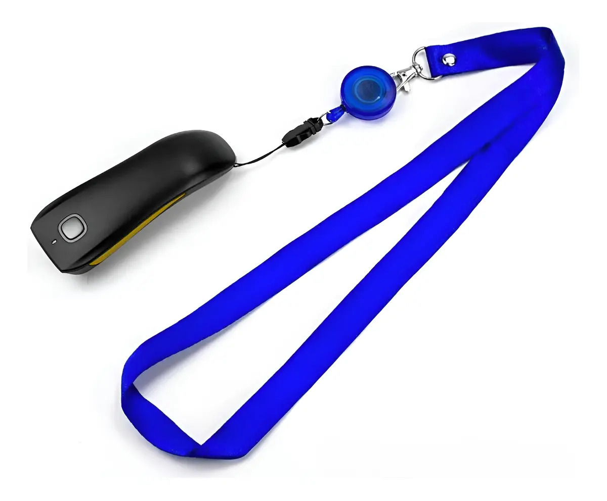 Mini Leitor Código Barras Goldensky De Bolso Bluetooth Sem Fio 2d Qr Code Preto