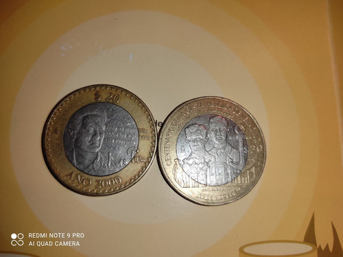 Moneda $20 Octavio Paz Moneda De $20 Centenario Heroica Vrcz (Usado)