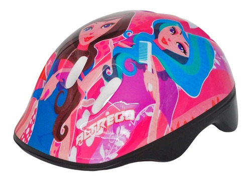 Casco De Seguridad Infantil Para Niña Bicicleta Patineta Color Rosa Talla Unitalla