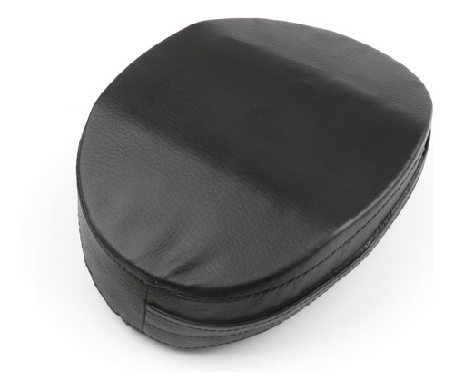 Universal Black Backrest Cushion Pad Para Suzuki Yamaha