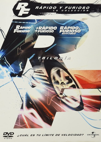 Rapido Y Furioso Vin Diesel Trilogia Peliculas Dvd