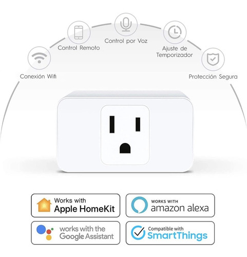 Enchufe Inteligente Wifi - Apple Homekit, Alexa, Google