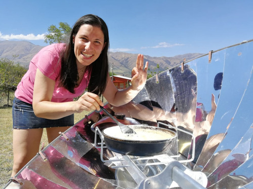 Cocina Solar Parabólica Portátil Horno Camping 15%off Stock2