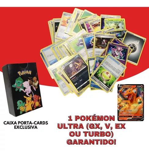Caixa Épica Misteriosa Surpresa Cartas Pokemon Tcg Premium F