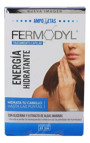 Tratamiento Ampolleta Fermodyl Energía Hidratante 4 X 15 Ml