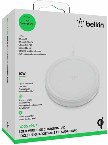 Cargador Belkin Qi 10w Charging Pad Original Wireless Turbo