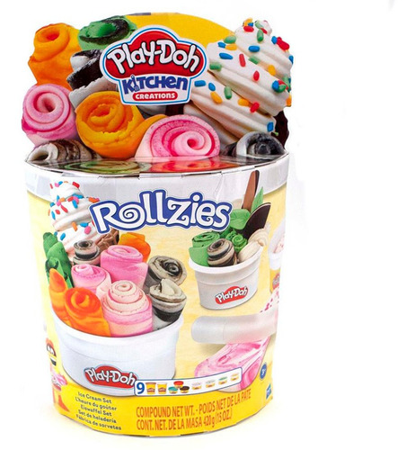 Set De Heladería Rollzies Play Doh Kitchen Creations