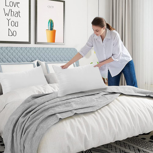 Almohadas 2 Pack, Almohada Standard Confort Y Suavidad,