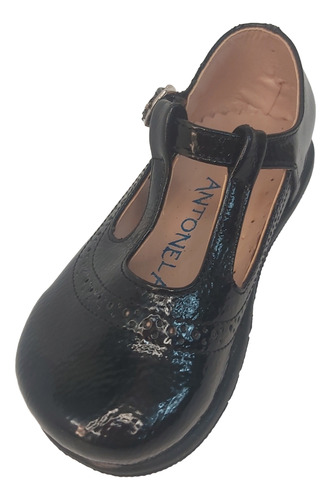 Zapatos Guillerminas Charol Fiestas Antonella Art #021 Negro Charol 18